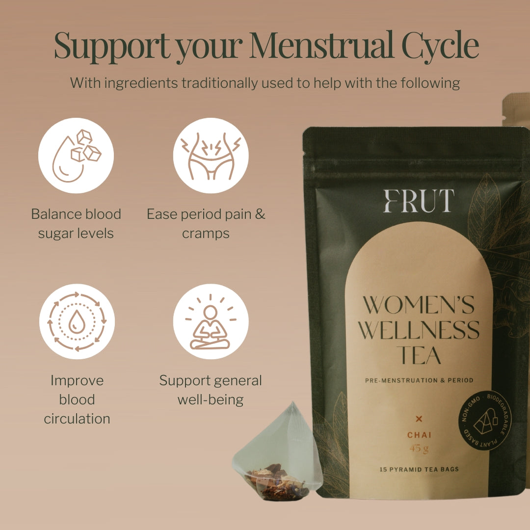 Pre-menstruation & Period Chai Pyramid Tea Bags