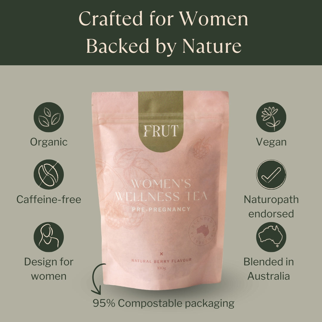 Women's Wellness Tea Pre-pregnancy Natural Berry Flavour (*PRE-ORDER ONLY*)