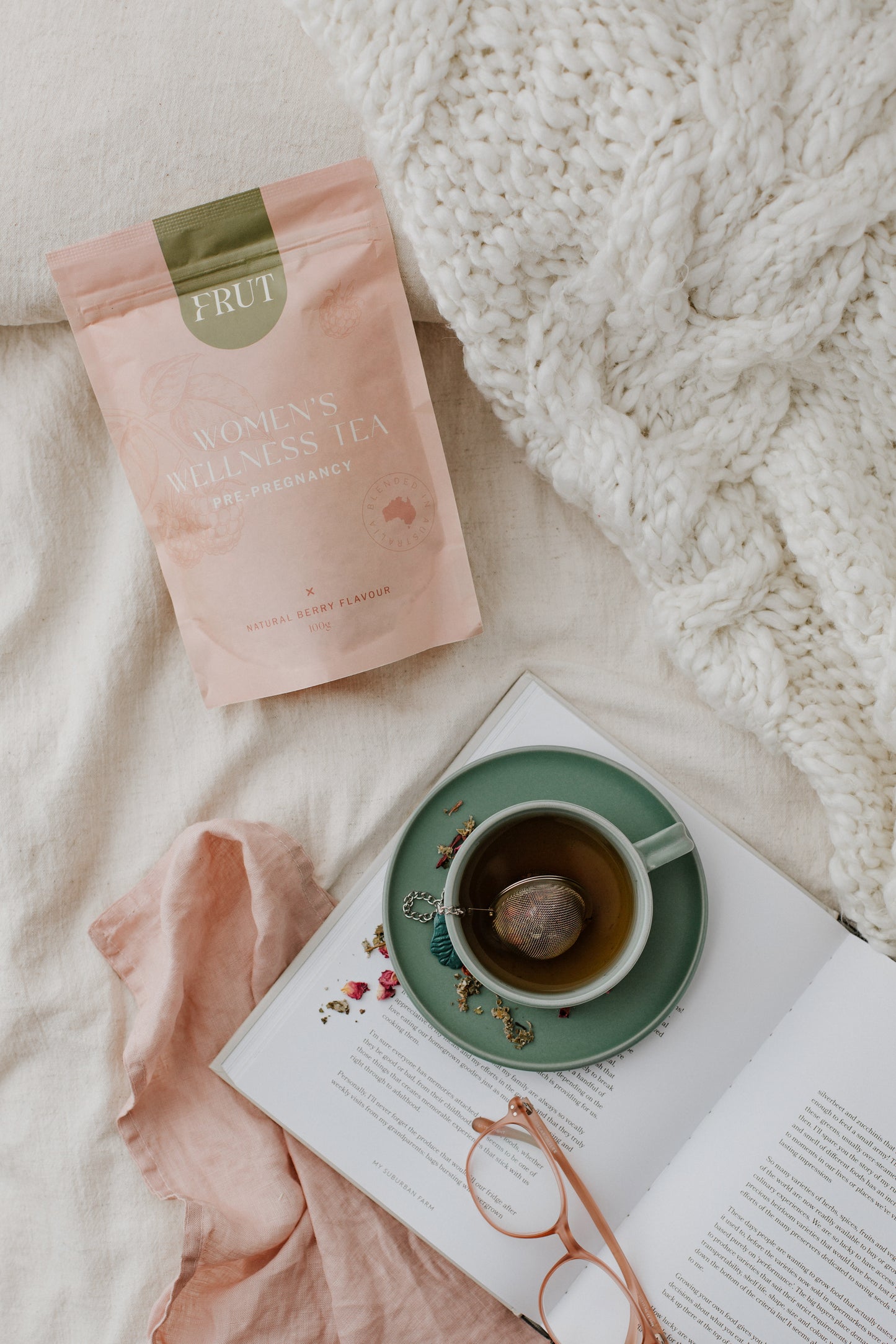 Women's Wellness Tea Pre-pregnancy Natural Berry Flavour (*PRE-ORDER ONLY*)