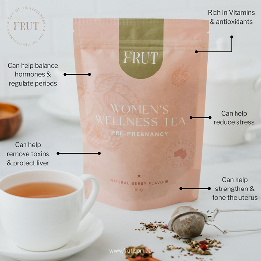 Women's Wellness Tea Pre-pregnancy Natural Berry Flavour