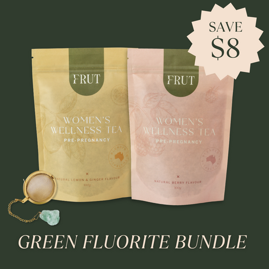 Pre-pregnancy Tea GREEN FLUORITE BUNDLE