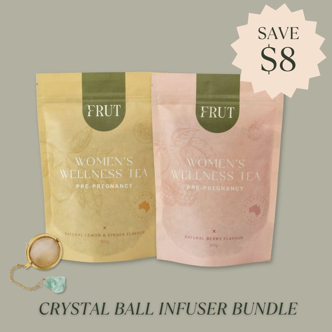 Crystal ball infuser BUNDLE (Green fluorite)