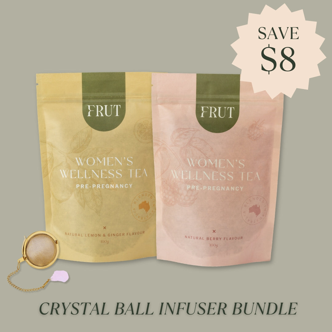 Crystal ball infuser BUNDLE (Rose quartz)