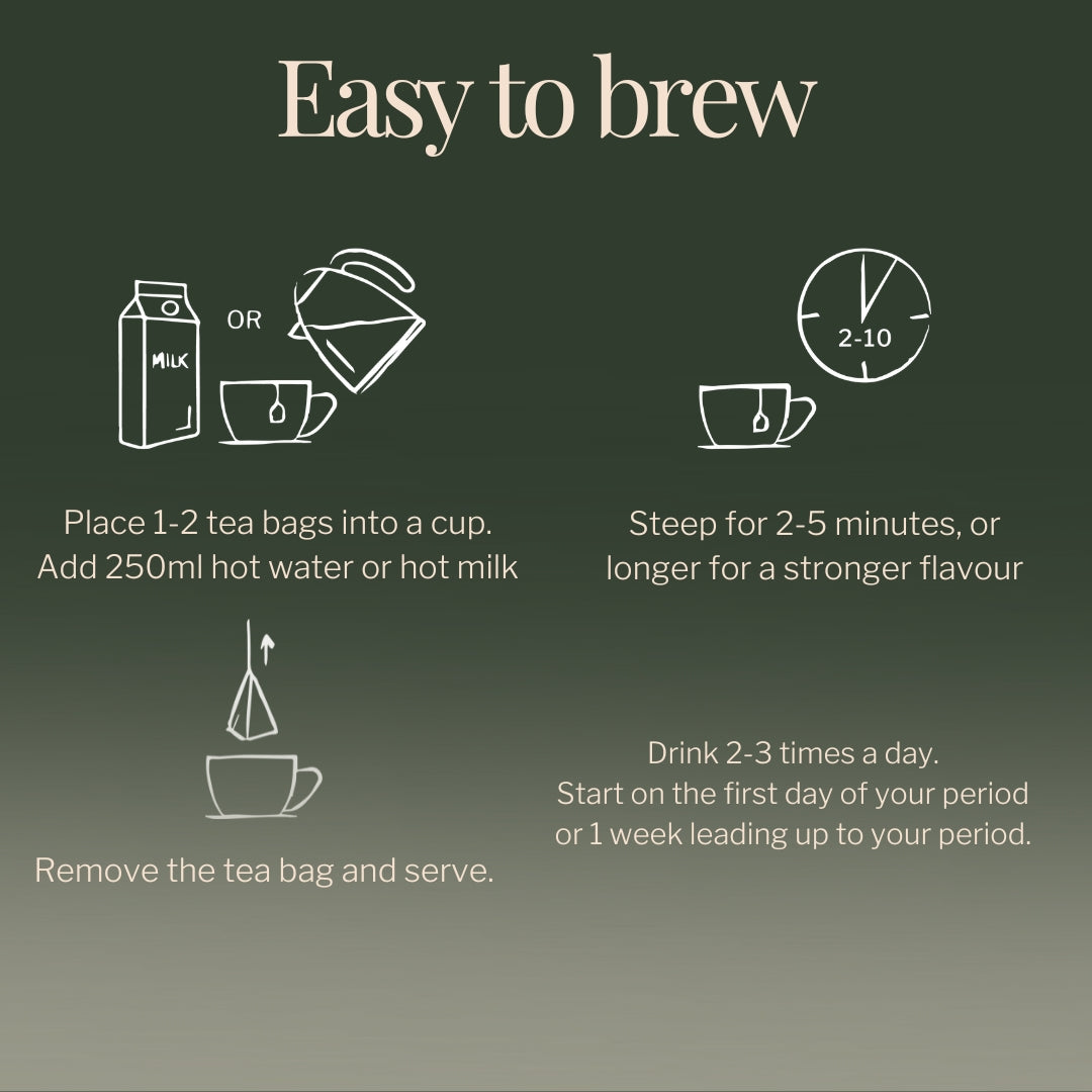 Pre-menstruation &amp; Period Chai Pyramid Tea Bags