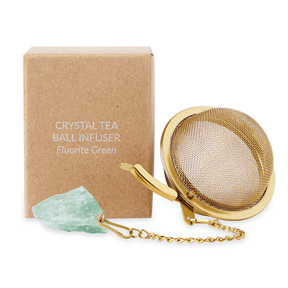 Crystal ball infuser BUNDLE (Green fluorite)