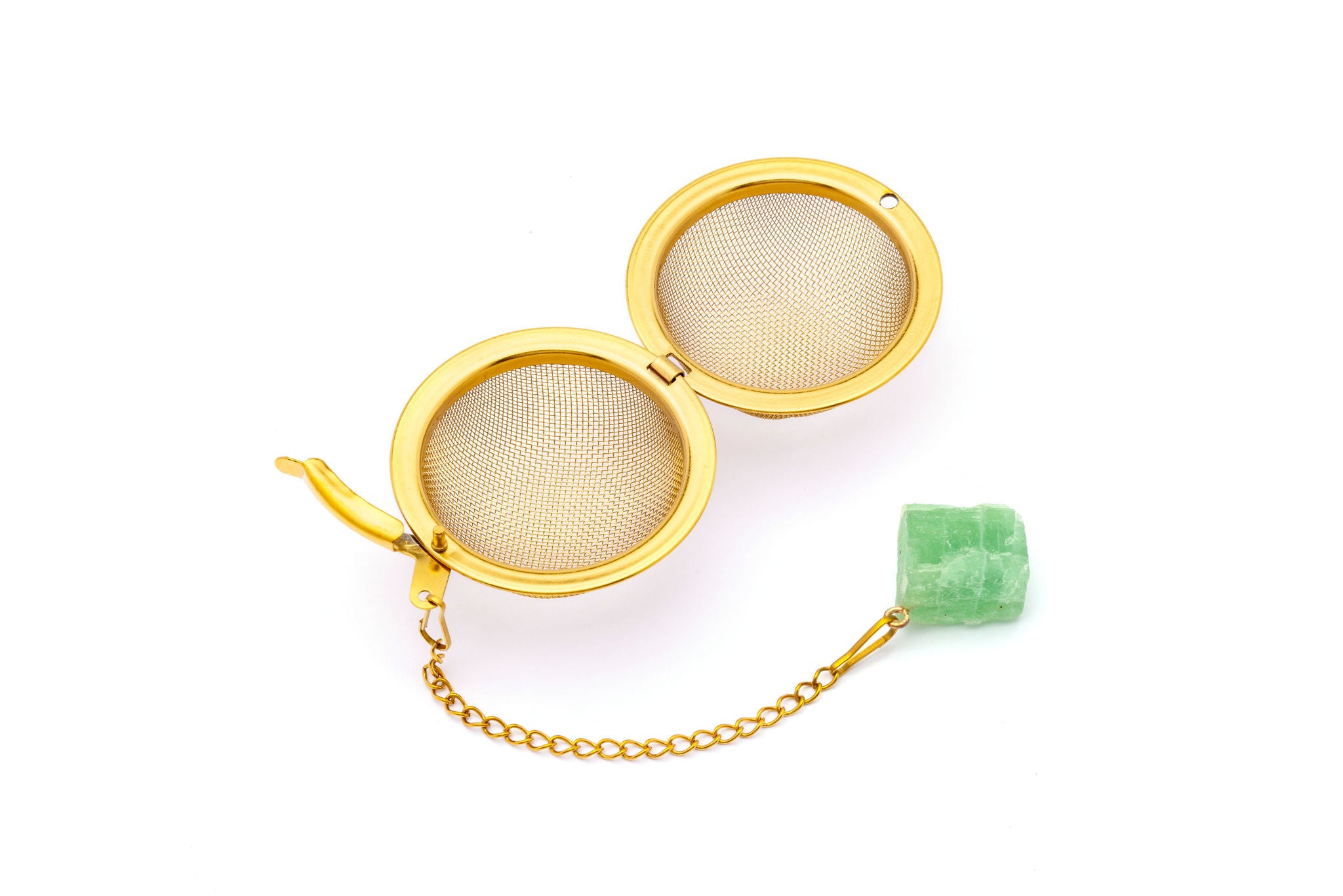 Green Fluorite Crystal Infuser